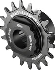Kit de conversión de ruedas SOLO-SPLINE Micro Spline de una sola velocidad - 18 dientes para bujes Shimano Micro Spline BLK