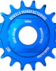 Kit de conversión de ruedas SOLO-SPLINE Micro Spline de una sola velocidad - 18 dientes para bujes Shimano Micro Spline, color azul
