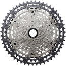 Cassette Shimano Deore XT CS-M8200-12 - 12 velocidades, 10-51 dientes, Hyperglide+ Micro Spline, gris/plata