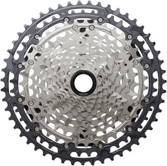 Shimano Deore XT CS-M8200-12 Cassette - 12-Speed 10-51t Hyperglide+ Micro Spline Gray/Silver