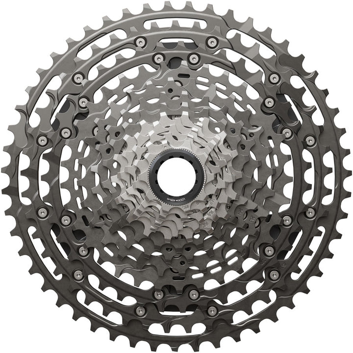 Cassette Shimano XTR CS-M9200-12 - 12 velocidades, 10-51 dientes, Hyperglide+ Micro Spline, gris