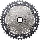 Cassette Shimano Deore XT CS-M8200-12 - 12 velocidades, 9-45 dientes, Hyperglide+ Micro Spline, gris/plata