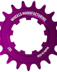Ruedas de fabricación SOLO-SPEED Cog - 19t Compatible con kits SOLO-SPLINE SOLO-XD Púrpura