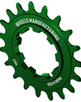 Ruedas de fabricación SOLO-SPEED Cog - 19t Compatible con kits SOLO-SPLINE SOLO-XD Verde