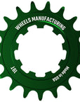Ruedas de fabricación SOLO-SPEED Cog - 19t Compatible con kits SOLO-SPLINE SOLO-XD Verde