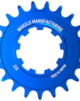 Ruedas de fabricación SOLO-SPEED Cog - 21t Compatible con kits SOLO-SPLINE SOLO-XD Azul