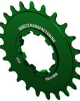 Ruedas de fabricación SOLO-SPEED Cog - 23t Compatible con kits SOLO-SPLINE SOLO-XD Verde