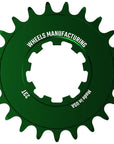 Ruedas de fabricación SOLO-SPEED Cog - 23t Compatible con kits SOLO-SPLINE SOLO-XD Verde