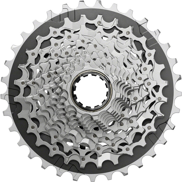 Cassette SRAM Force XG-1270 de 12 velocidades, 10-33 dientes, plateado, para cuerpo de transmisión XDR E1