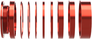 Wheels Manufacturing SOLO-HG Single Speed Conversion Kit - For HG Style Hubs Red