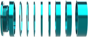 Wheels Manufacturing SOLO-HG Single Speed Conversion Kit - For HG Style Hubs Teal