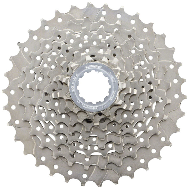 Cassette Shimano Claris CS-HG50 de 8 velocidades, 11-34 dientes, niquelado plateado