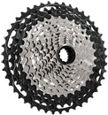 Cassette Shimano CS-M9101-12 de 12 velocidades, 10-45 dientes, negro/gris, microestriado