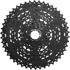SunRace M993 Cassette - 9 Speed 11-46t Alloy Spider and Lockring ED Black