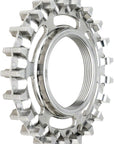 Gates Carbon Drive CDX CenterTrack Thread-On Fixie Rear Sprocket - 21t Compatible ISO Fixed Cog Threading Silver