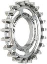 Gates Carbon Drive CDX CenterTrack Thread-On Fixie Rear Sprocket - 21t Compatible ISO Fixed Cog Threading Silver