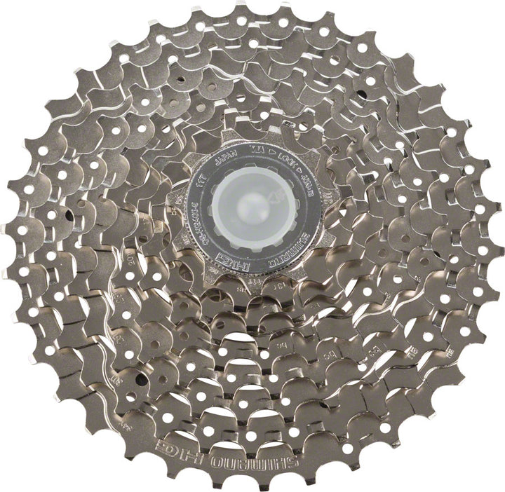 Cassette Shimano Alivio CS-HG400 de 9 velocidades, 11-34 dientes, niquelado plateado