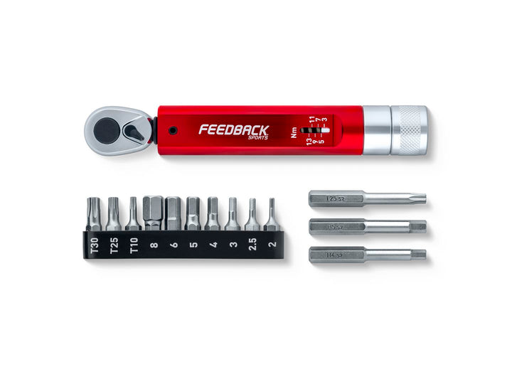Llave dinamométrica de clic de la gama Feedback Sports: 2-14 Nm