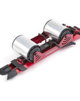 Entrenador de rueda trasera Feedback Sports Omnium Over-Drive - Resistencia progresiva con montaje en horquilla, color rojo
