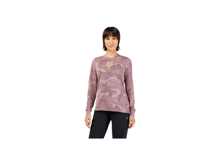 Camiseta Fox Racing 25 Ranger de manga larga para mujer, talla extra pequeña, color ciruela