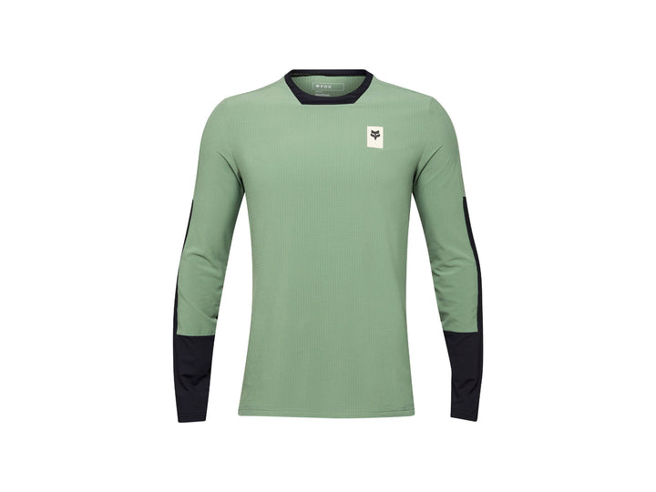 Camiseta Fox Racing 24 Defend térmica grande verde