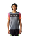 Camiseta Fox Racing Flexair Arcadia extragrande gris/naranja