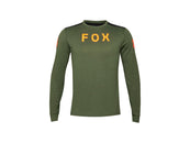 Jersey Fox Racing 24 Ranger de manga larga, talla grande, verde oscuro