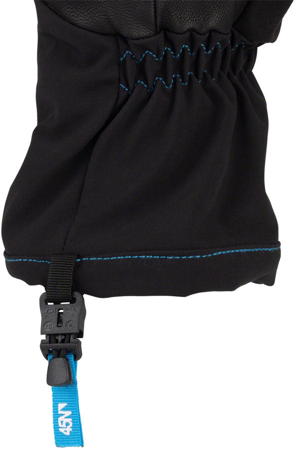 Guantes Sturmfist 4 45NRTH 2023 - Estilo langosta negro, talla pequeña