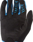 Guantes Lizard Skins Monitor SL - Negro azabache/Azul eléctrico, dedos completos, medianos