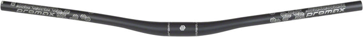 Manillar Promax Gryf 7 - Abrazadera de 31,8 mm, elevación de 15 mm, color negro