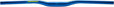 Truvativ Descendant CoLab Troy Lee Designs Riser Bar - 35mm clamp 760mm width 25mm rise Starburst Cyan/Blue