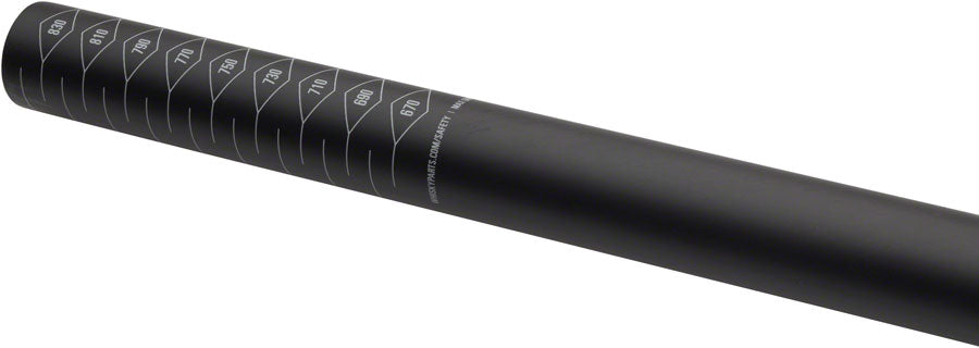 WHISKY No.9 Carbon Handlebar - Flat 31.8 760mm Matte Black