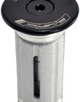 Full Speed Ahead TH-881-1 Compressor Expander Plug Top Cap - 1-1/8" Aluminum Top Cap For Carbon Steerer Tubes BLK