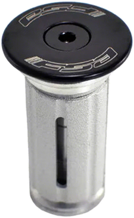 Tapón expansor de compresor Full Speed ​​Ahead TH-881-1 - Tapa superior de aluminio de 1-1/8" para tubos de dirección de carbono (negro)