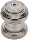 Juego de dirección de titanio Chris King NoThreadSet - EC34 superior de 1-1/8" / EC34 inferior de titanio