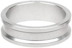 Espaciador de pila de auriculares de precisión Wolf Tooth - 10 mm, plata cruda, 1 pieza.