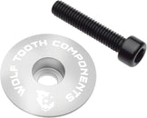 Tapa de potencia Wolf Tooth Ultralight - Plata bruta plana