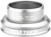 Juego de dirección premium Wolf Tooth - EC34/30 inferior en plata cruda