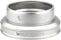 Juego de dirección premium Wolf Tooth - EC44/40 inferior, plata cruda