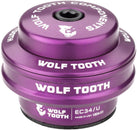 Dirección Wolf Tooth Performance - EC34/28.6, 16 mm de altura, color morado ultravioleta