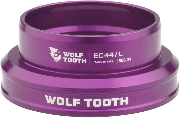 Juego de dirección Wolf Tooth Performance - EC44/40 Inferior Púrpura Ultravioleta