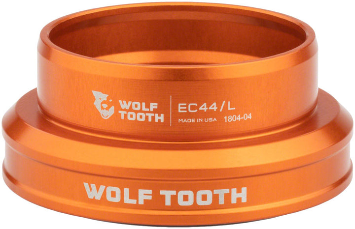Juego de dirección premium Wolf Tooth - EC44/40 inferior naranja