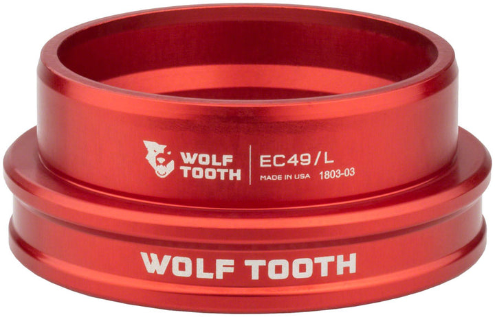 Auriculares Wolf Tooth Premium - EC49/40 Inferior Rojo