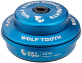 Dirección Wolf Tooth Premium - ZS44/28.6, 6 mm de altura, azul