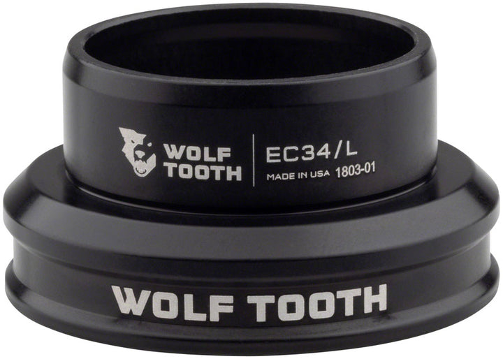 Juego de dirección Wolf Tooth Performance - EC34/30 Inferior Negro