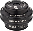 Juego de dirección Wolf Tooth Performance - EC34/28.6, 16 mm de altura, color negro