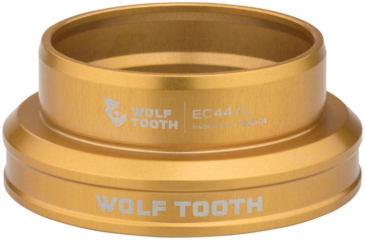 Juego de dirección premium Wolf Tooth - EC44/40 Inferior Dorado