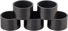 WHISKY 20mm UD Carbon Spacer Gloss Black 5-pack