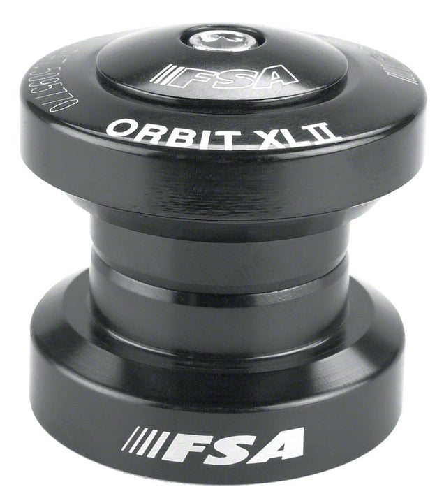 Juego de dirección sin rosca Full Speed ​​Ahead Orbit XL-II de 1-1/8" (negro)