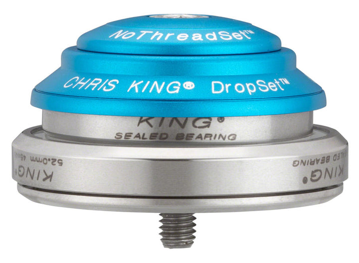 Auriculares Chris King DropSet 2 - 1-1/8 - 1.5" 42/52mm 45 grados Turquesa mate